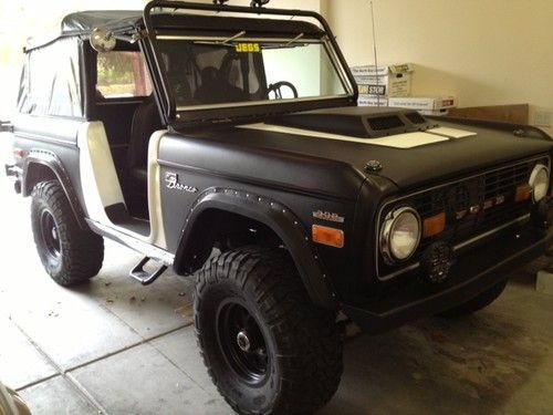 1972 ford bronco sport  "california blue plate/rust free"