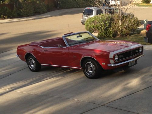 1968 camaro convertible