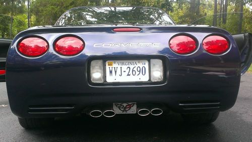 2001 Chevrolet Corvette Targa Top C5 Blue salvage Chevy Amazing Deal Chevy Vette, image 3