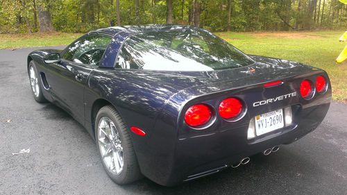 2001 Chevrolet Corvette Targa Top C5 Blue salvage Chevy Amazing Deal Chevy Vette, image 4