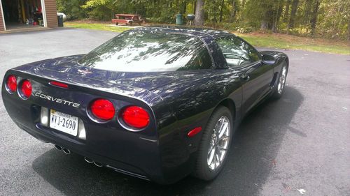 2001 Chevrolet Corvette Targa Top C5 Blue salvage Chevy Amazing Deal Chevy Vette, image 5