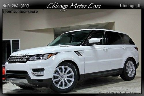 2014 land rover range rover sport supercharged white luxury climate meridian !!