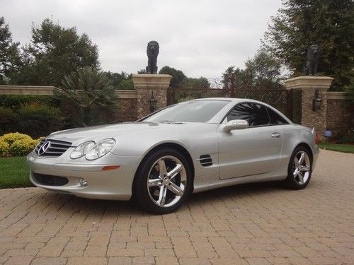 05 mercedes benz sl500*beautiful 1 owner*wood grain*hid's*htd seats* mint cond