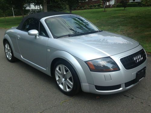 2004 audi tt convertible roadster 33k miles clean carfax bose heated seats