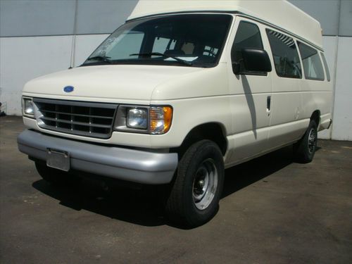 1994 ford e-350 8 pass van w/lift, asset # 6469