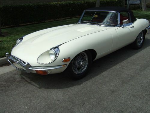 Jaguar e-type xke dhc roadster convertible w/hard top restored driver 1969