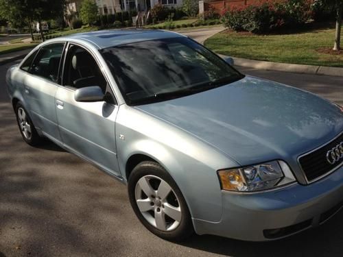 2002 audi a6 quattro base sedan 4-door 3.0l low miles 55k 2 owner nice car
