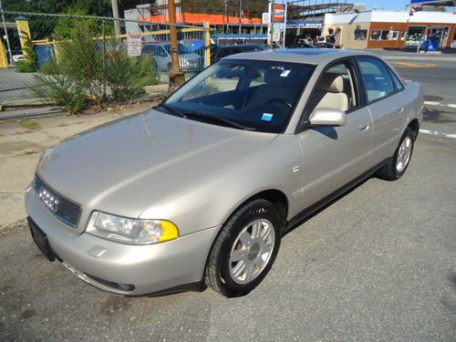 2000 audi a4 1.8t quattro 195k awd manual leather sunroof one-owner carfax clean