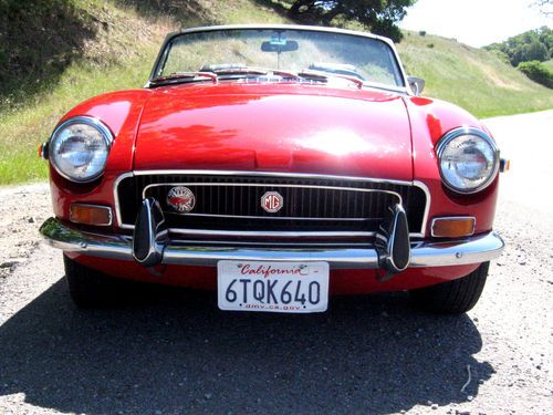 Classic mg mgb convertible restored 6 gear overdrive san rafael california nice!