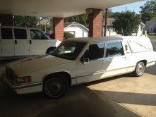 Cadillac s&amp;s victoria hearse w/ ferno cot