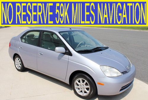 No reserve 59k miles 1 owner navigation 49mpg excellent hybrid 01 02 03 04 05 06