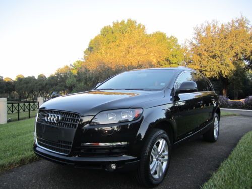 09 audi q7 3.6 awd 4x4 premium + navigation back-up cam htd seats panorama mint!