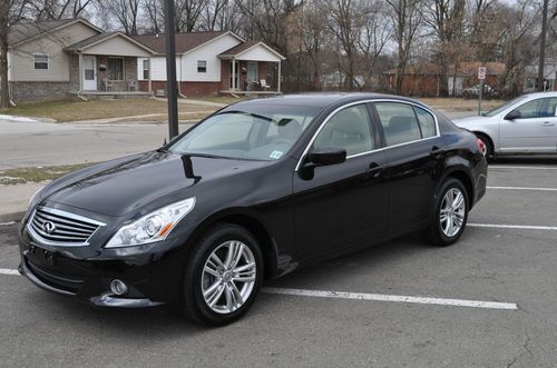 2012 infiniti g25 x awd, rear camera,moonroof&lt; salvage/rebuilt, no reserve