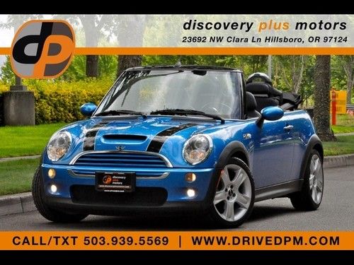 2007 mini cooper s convertible 6 speed manual 1 owner new tires