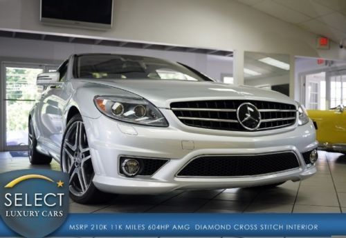 $210k sticker loaded silver cl65 v12 amg remainder of factory warranty