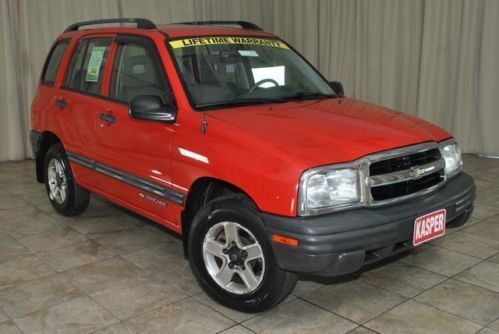 2003 chevrolet tracker 4x4 suv auto cruise 4cyl one owner clean carfax 4wd