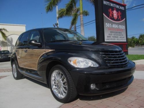 08 black pt cruiser turbocharged woody -boston cd changer -low mi -heated seats