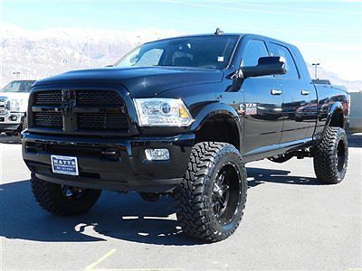 Dodge ram mega cab cummins diesel laramie 4x4 custom lift wheels tires nav roof