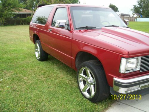 1987 chevrolet s10 blazer base sport utility 2-door 2.8l