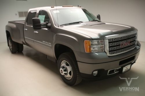 2014 drw crew 4x4 navigation sunroof leather heated duramax diesel