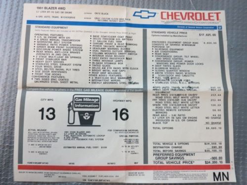 *1991 Chevy K-5 "Silverado" Blazer 4x4 ALL SOLID- $6K upgrades & servicing done!, US $18,500.00, image 60