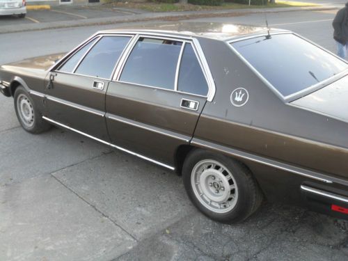 1982 maserati quattroporte *** no reserve ***