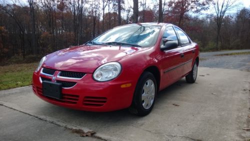 2005 dodge neon se sedan 4-door 2.0l! no reserve!!