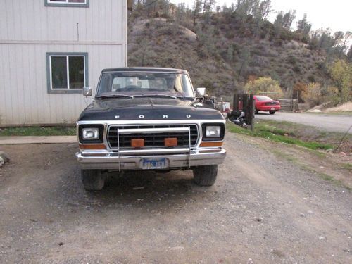 1979 ford bronco ranger xlt sport utility 2-door 6.6l