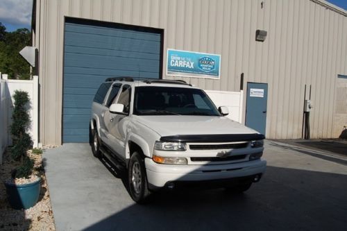 2003 chevy suburban 1500 z71 4wd sunroof leather alloy v8 3rd row suv 03 4x4 awd