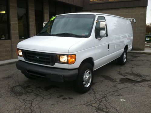 2007 ford e350 ext cargo van 5.4l v8 2-owner