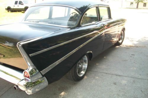 1957 CHEVY 210 327/4-SPEED NEW AMATEUR BUILD NEW PAINT/INTERIOR, US $22,500.00, image 3
