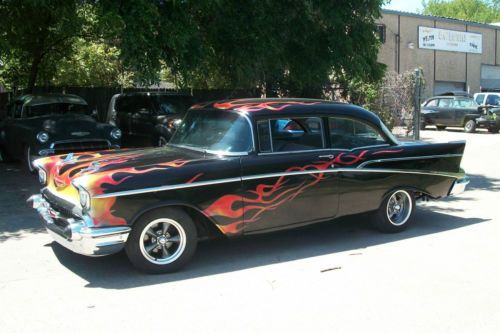 1957 CHEVY 210 327/4-SPEED NEW AMATEUR BUILD NEW PAINT/INTERIOR, US $22,500.00, image 6