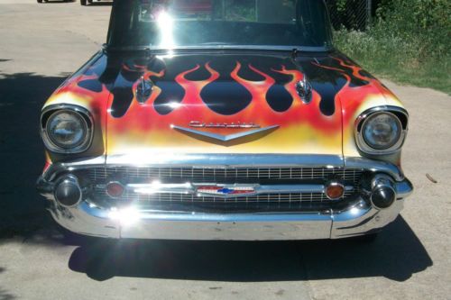 1957 CHEVY 210 327/4-SPEED NEW AMATEUR BUILD NEW PAINT/INTERIOR, US $22,500.00, image 8
