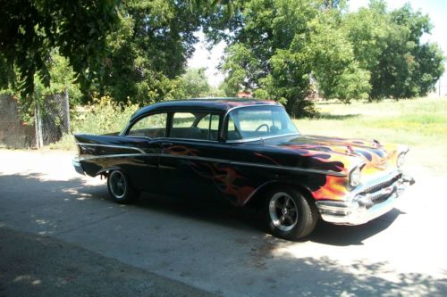 1957 CHEVY 210 327/4-SPEED NEW AMATEUR BUILD NEW PAINT/INTERIOR, US $22,500.00, image 10
