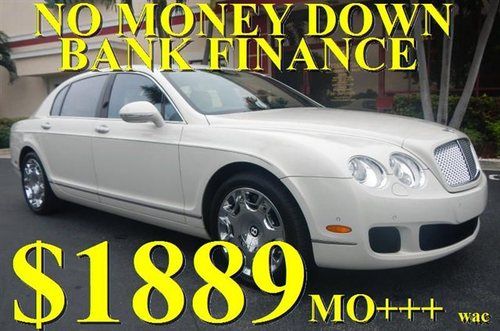 Florida 1-owner, rare ghost white color $7890 bentley option, 19" chrome wheels
