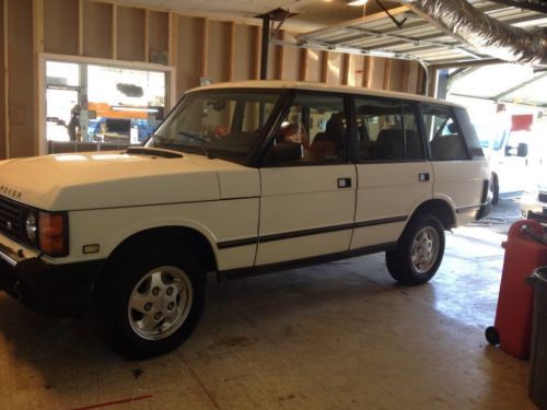 1995 land rover range rover- no reserve, runs good, only 106k miles