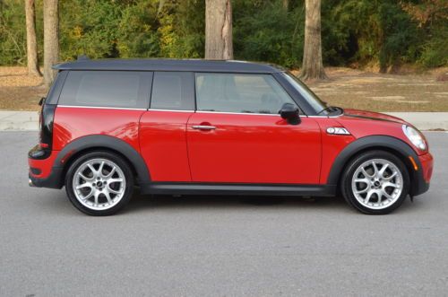 2009 mini cooper clubman s coupe 6-speed manual carfax one owner highway miles