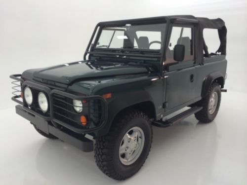 1997 land rover defender 90 rare british racing green/grey 63,000 miles pristine