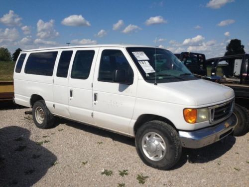 7.3 powerstroke diesel extended passenger van 350 shuttle transport cargo fix