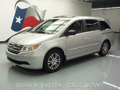 2011 honda odyssey ex-l sunroof nav rear cam 8-pass 14k texas direct auto