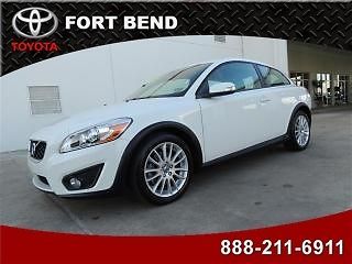 2012 volvo c30 2dr coupe alloy bluetooth power leather moonroof cd mp3 bags
