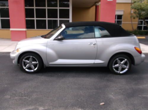 2005 pt cruiser gt converible low miles florida car leather 220 hp