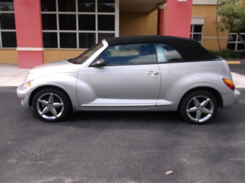 2005 pt cruiser gt converible low miles florida car leather 220 hp