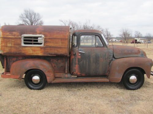 1951 chevrolet 5 window pick up rat rod patina original 1954 1953 1952 1950 1949