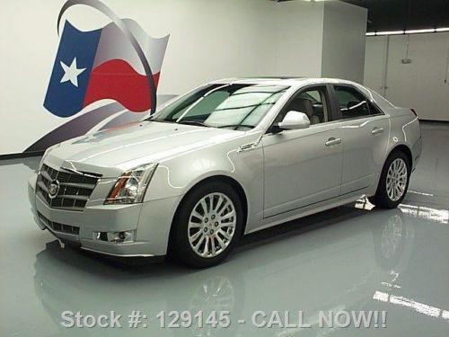 2010 cadillac cts 3.6 premium auto pano sunroof nav 17k texas direct auto