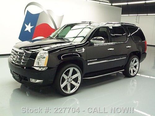 2008 cadillac escalade sunroof nav rear cam dvd 69k mi texas direct auto