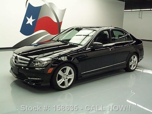 2011 mercedes-benz c300 sport p1 4matic awd sunroof 19k texas direct auto