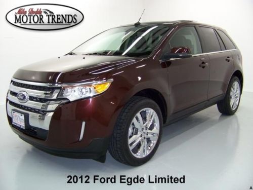 2012 ford edge limited navigation rearcam pano chrome wheels heated seats 20k