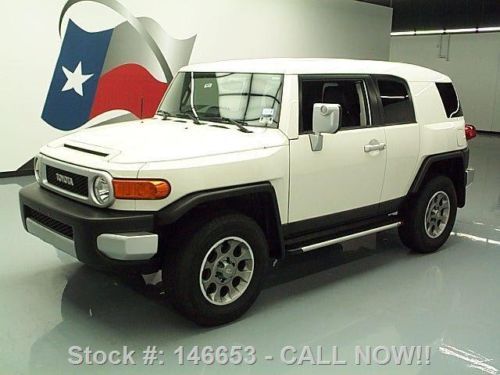 2012 toyota fj cruiser 4x4 auto rear cam alloys 12k mi texas direct auto