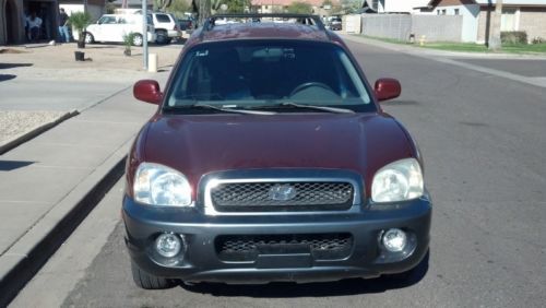 No reserve, arizona suv, 2004 hyundai santa fe v6